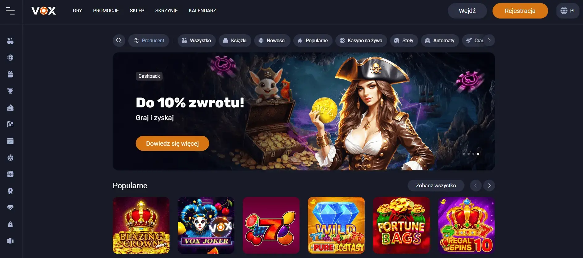 VOX Casino recenzja